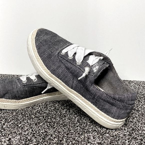 Roxy Charcoal and White Casual Sneakers - Picture 1 of 7